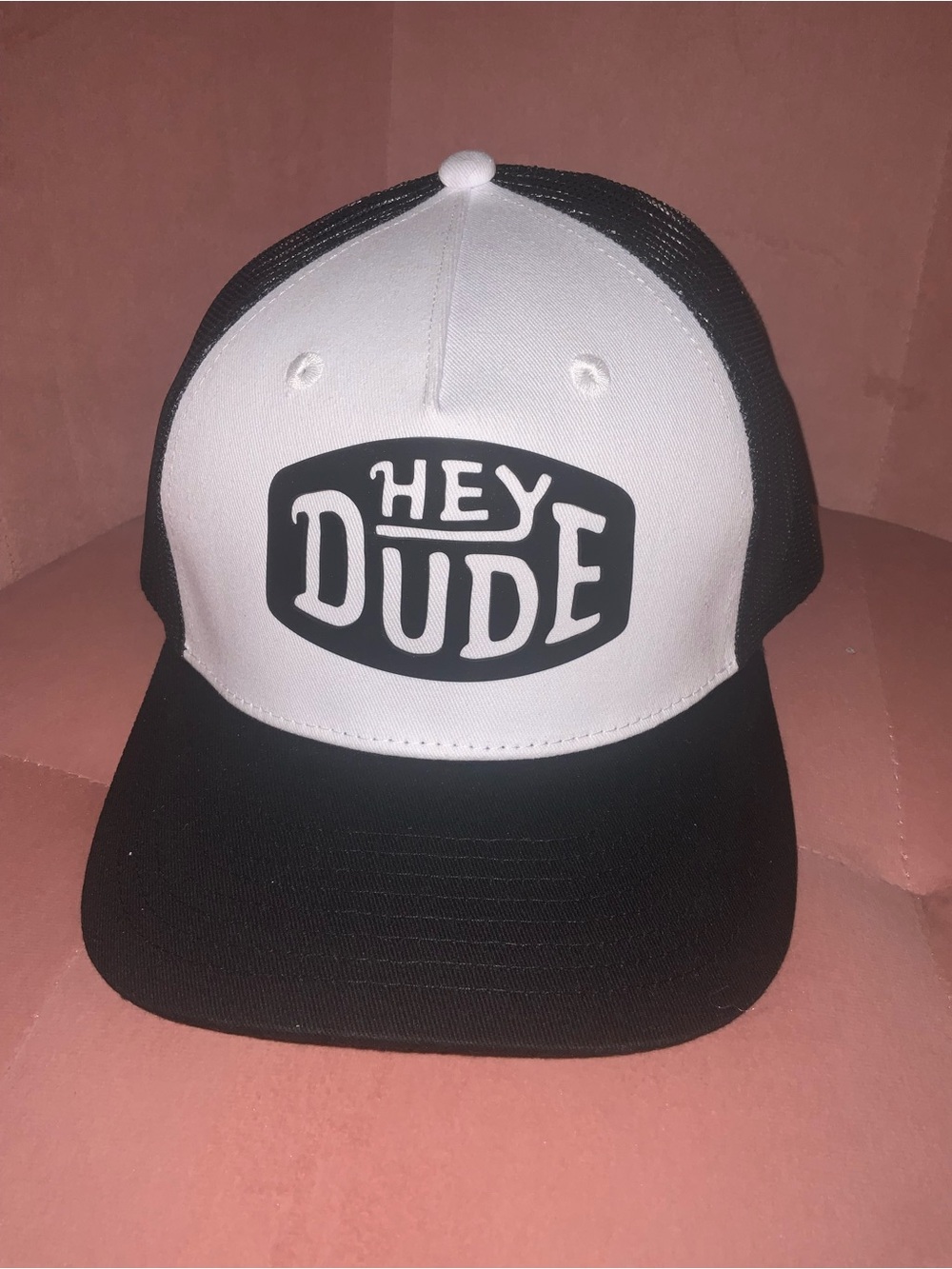 Hey Dude Classic Trucker Cap Blk/Whi